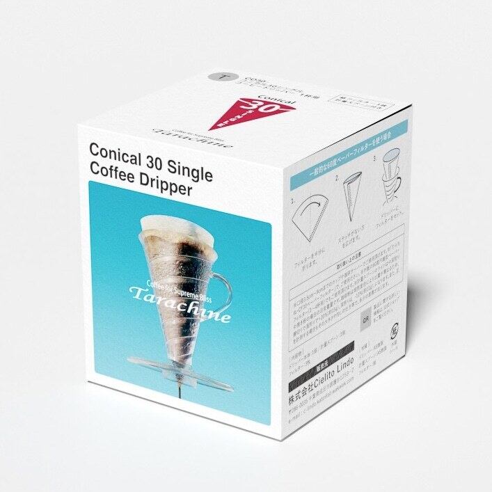 Tarachine dripper Color: White (plain) Material: Ceramic