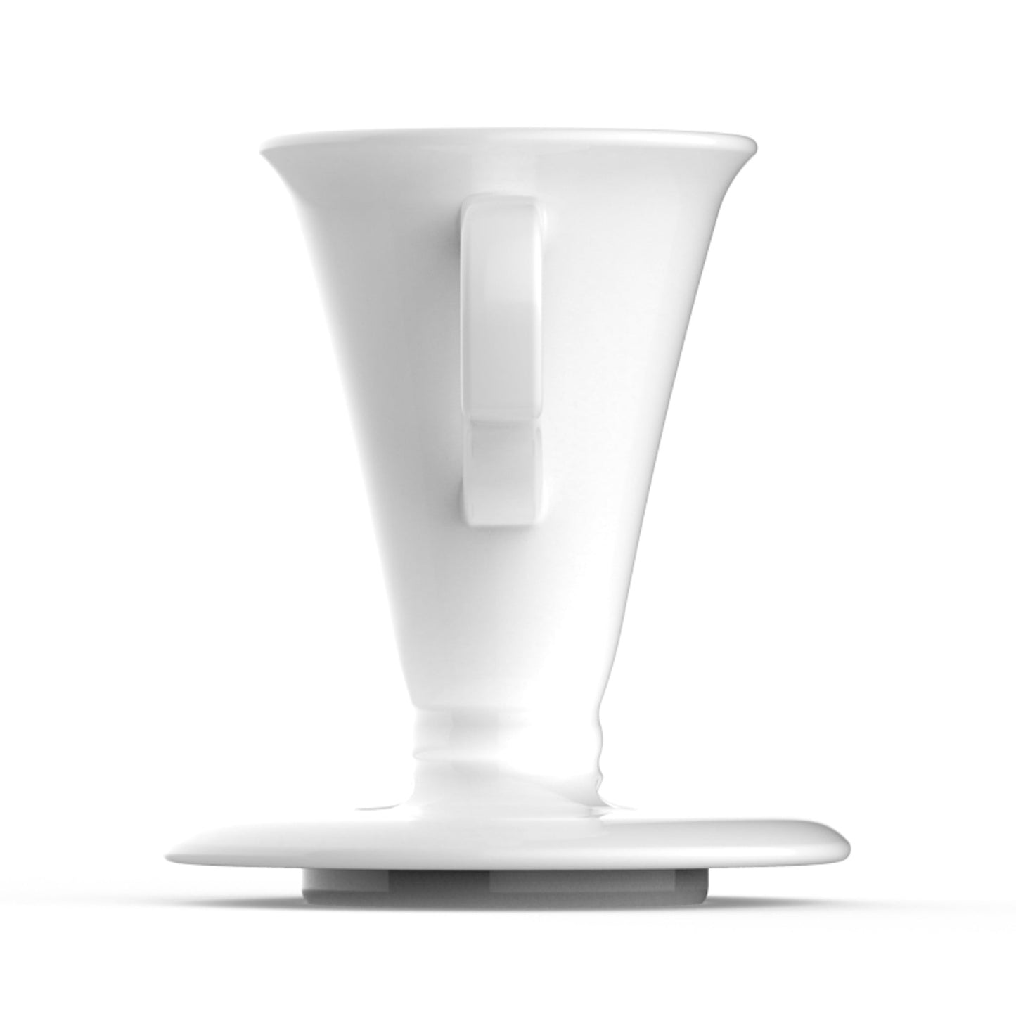 Tarachine dripper Color: White (plain) Material: Ceramic